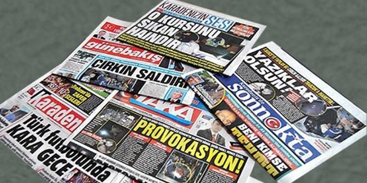 Trabzon'da gazeteler simsiyah! 3