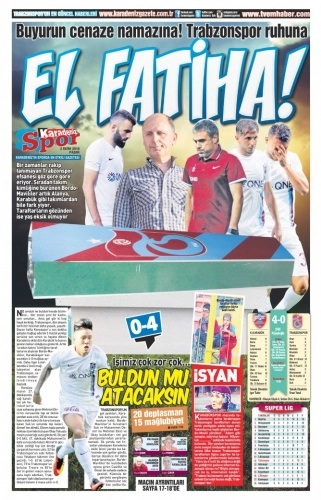 Trabzon'da gazeteler hazimet için neler yazdı? 4