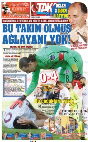 Trabzon'da gazeteler hazimet için neler yazdı? 2