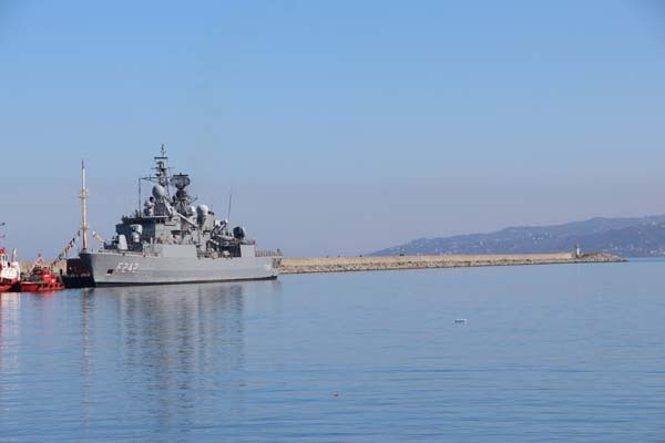 Trabzon Deniz Üssü'nün ilk askeri gemisi 2