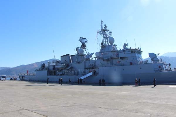 Trabzon Deniz Üssü'nün ilk askeri gemisi 7