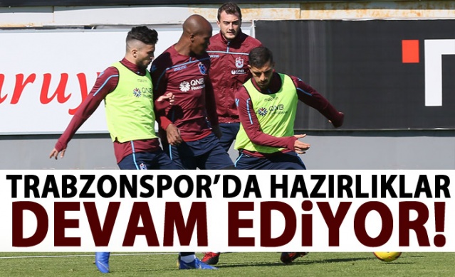 Trabzonspor'da Göztepe maçı hazılıkları sürüyor 1