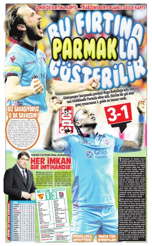 Trabzon Gazetelerinde Galibiyet coşkusu 5