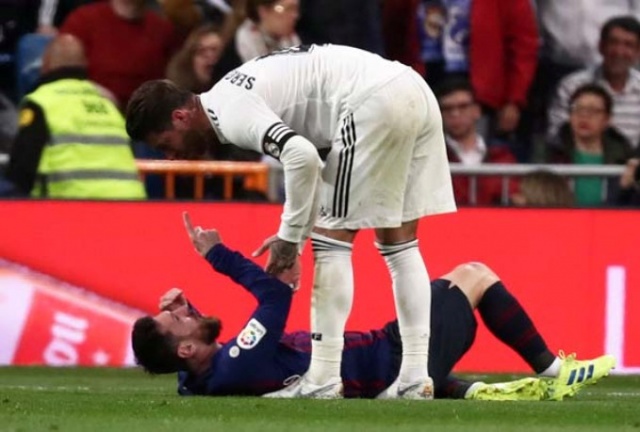 Ramos, Messi'yi çıldırttı 9