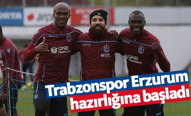 Trabzonspor Erzurum hazırlıklarına başladı 1
