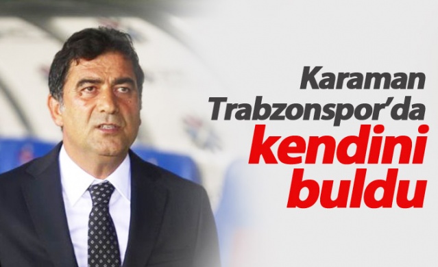 Karaman Trabzonspor'da kendini buldu 1