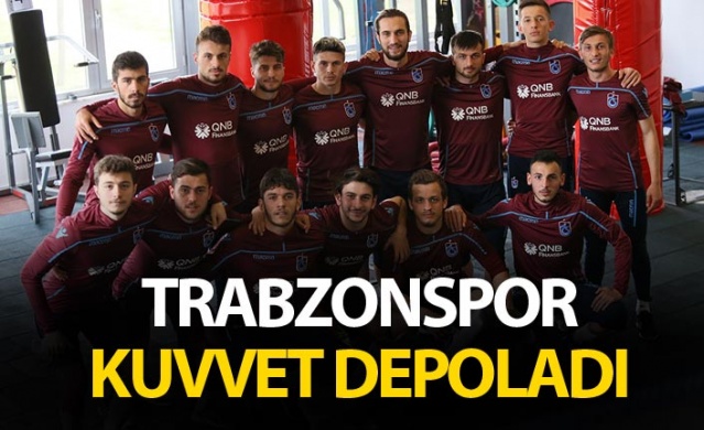 Trabzonspor Ünal Karaman yönetiminde Kuvvet çalışması yaptı. 1