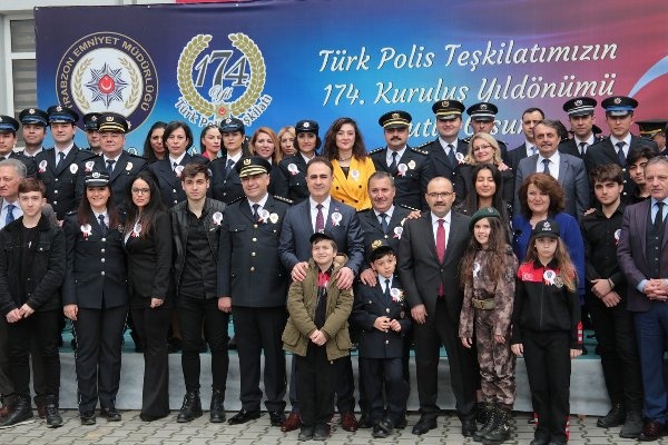 Emniyet Teşkilatının 174. Kuruluş Yıl Dönümü Trabzon'da kutlandı 11