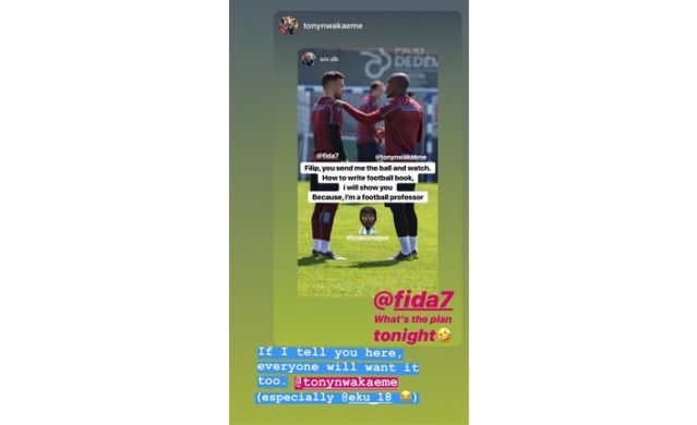 Trabzonsporlu futbolcuların sosyal medyada eğlenceli diyalogları 3