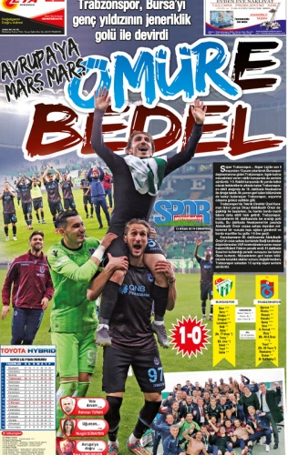 Trabzon Gazetelerinde Abdulkadir çılgınlığı : "Messi misin be oğlum!" 5