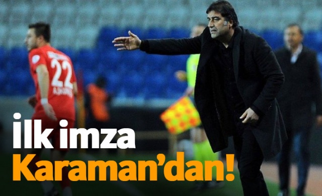 Trabzonspor'da ilk imza Karaman'dan 1