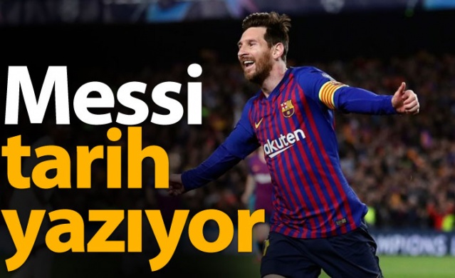 Barcelona ve Messi tarih yazıyor 1