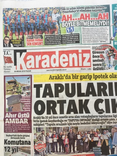 Trabzon Gazetelerinde  Fenerbahçe maçı manşetleri: Böyle talihin... 8