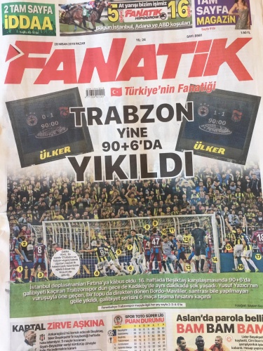 Trabzon Gazetelerinde  Fenerbahçe maçı manşetleri: Böyle talihin... 3