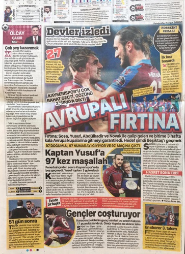 Trabzon Gazetelerinde Avrupa coşkusu 6