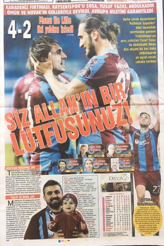 Trabzon Gazetelerinde Avrupa coşkusu 3