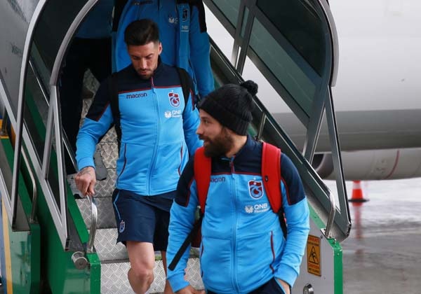 Trabzonspor'a Konya'da coşkulu karşılama 10