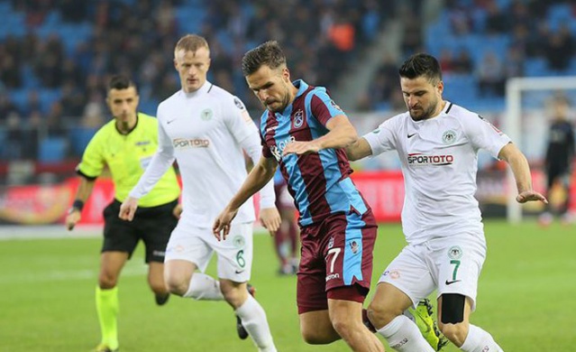 Trabzonspor ve Atiker Konyaspor 36. randevuda 2