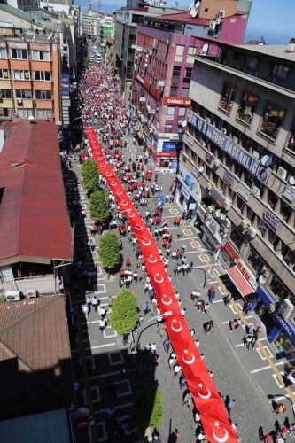 Trabzon'da Gençlik Yürüyüşü 6
