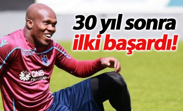 Trabzonspor'da Nwakaeme 30 yıl sonra ilki başardı 1