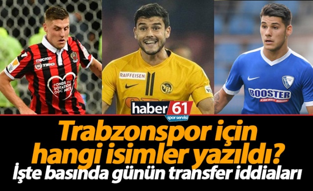 Trabzonspor transfer haberleri - 29.05.2019 1