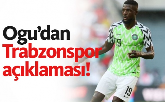 Ogu'dan Trabzonspor açıklaması 1