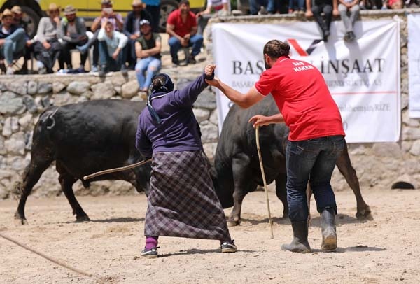 Boğa güreşlerinde onu hakemler bile arenadan uzaklaştıramadı 16