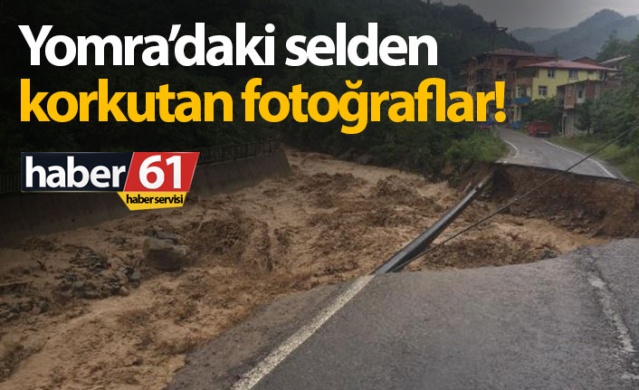 Yomra'daki selden fotoğraflar 1