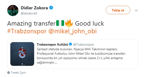 Obi Mikel Trabzonspor formasını giydi! Sosyal medya coştu! 3