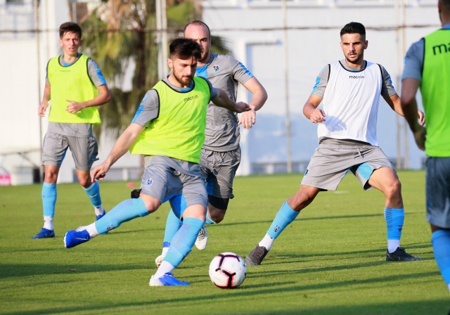 Trabzonspor'da yeni sezon hazırlıkları devam ediyor.Donis Avdijaj antrenmanda. 20