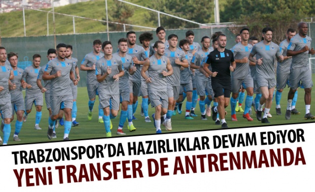 Trabzonspor'da yeni sezon hazırlıkları devam ediyor.Donis Avdijaj antrenmanda. 1
