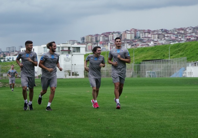 Trabzonspor'da o futbolcular özel çalıştı! 2
