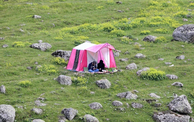 Turiste kiraladığı çadır geçim kaynağı oldu 6