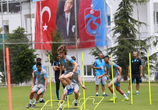 Trabzonspor'da sabah antrenmanı tamamlandı - 14.07.2019 23