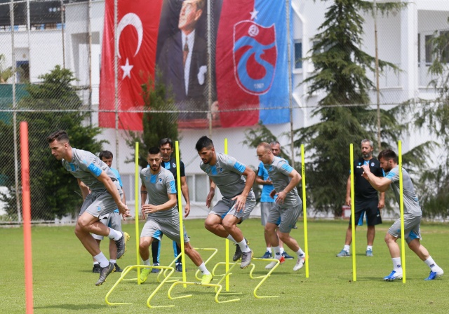 Trabzonspor'da sabah antrenmanı tamamlandı - 14.07.2019 26