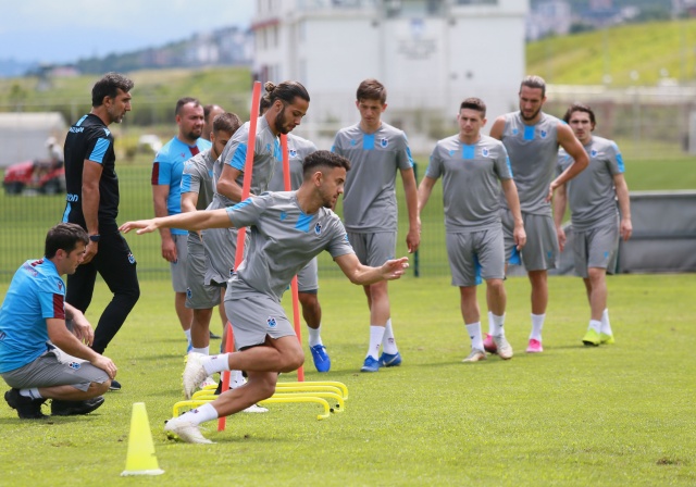 Trabzonspor'da sabah antrenmanı tamamlandı - 14.07.2019 19