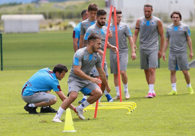 Trabzonspor'da sabah antrenmanı tamamlandı - 14.07.2019 18