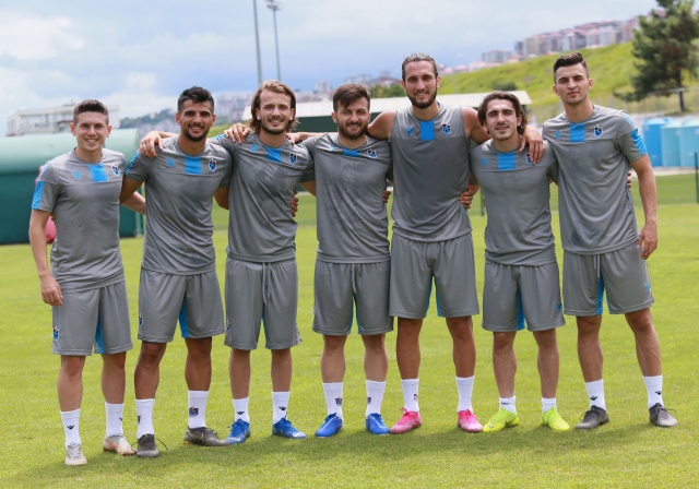 Trabzonspor'da sabah antrenmanı tamamlandı - 14.07.2019 16