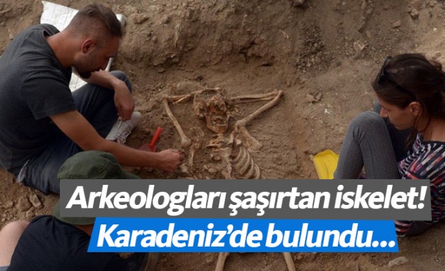 Karadeniz'de arkeologları şaşırtan iskelet... 1