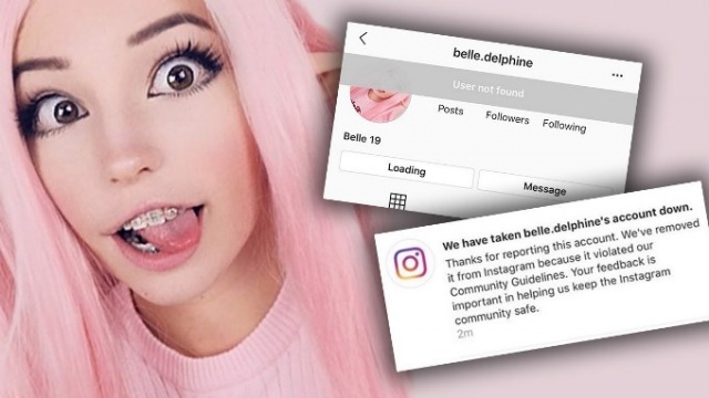 Instagram afetmedi hesabını sildi | Belle Delphine 8