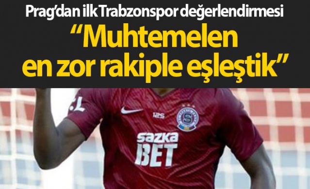 Sparta Prag'dan Trabzonspor değerlendirmesi: En zor rakip! 1