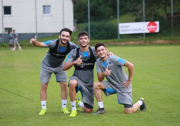 Trabzonspor  Linz'de akşam antremanını tamamladı. 28 Temmuz 2019 17