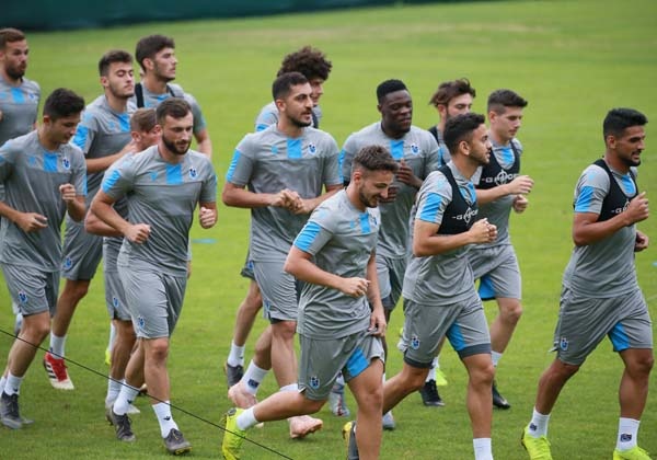 Trabzonspor  Linz'de akşam antremanını tamamladı. 28 Temmuz 2019 11