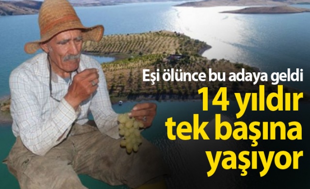 14 yıldır adada tek başına yaşıyor 1