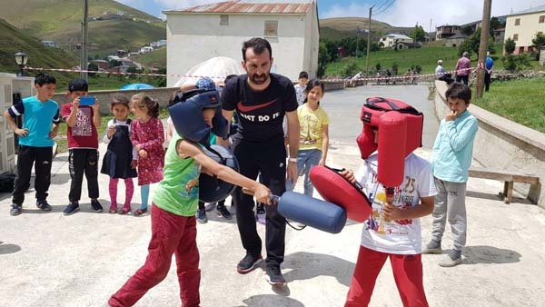 Trabzon'da yaylada spor zamanı 8