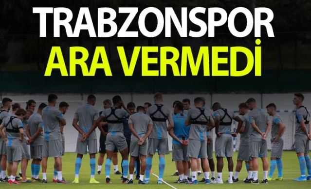 Trabzonspor ara vermeden Sparta Prag maçına hazırlanıyor 1