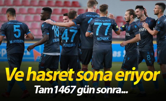 Trabzonspor'da hasret sona eriyor! 1