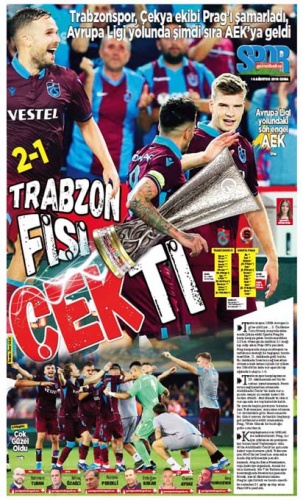Trabzon basınından tur manşetleri 5