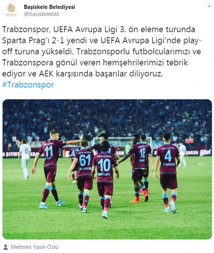 Trabzonspor'a tebrik yağdı! 5