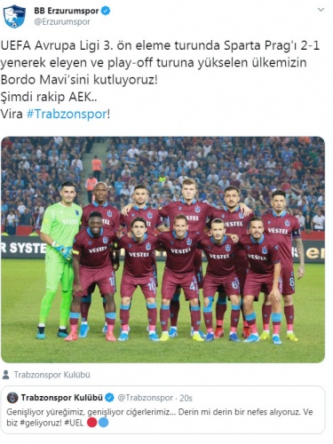 Trabzonspor'a tebrik yağdı! 6